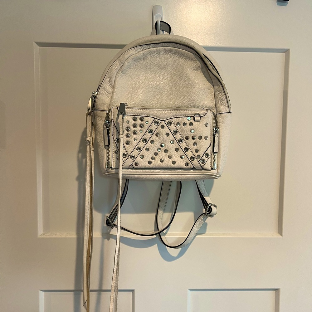 Rebecca minkoff leather stud backpack